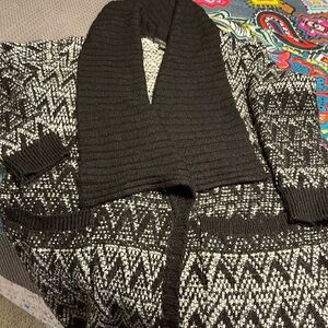 Tahari Alpaca/Wool blend cardigan with Shawl neck- 3X
